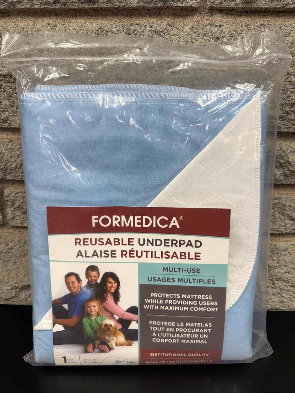 NEW Formedica 1882 Reusable Underpad 34” × 74” – Waterproof Mattress Protector